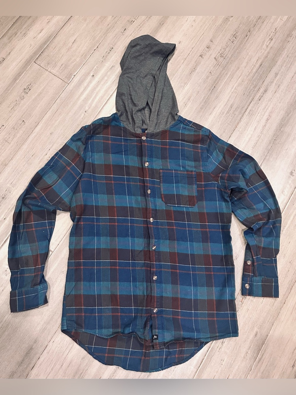 Art Class Hooded Flannel